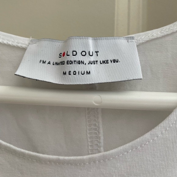 Sold out nyc anything but basic white tank. - Picture 3 of 3